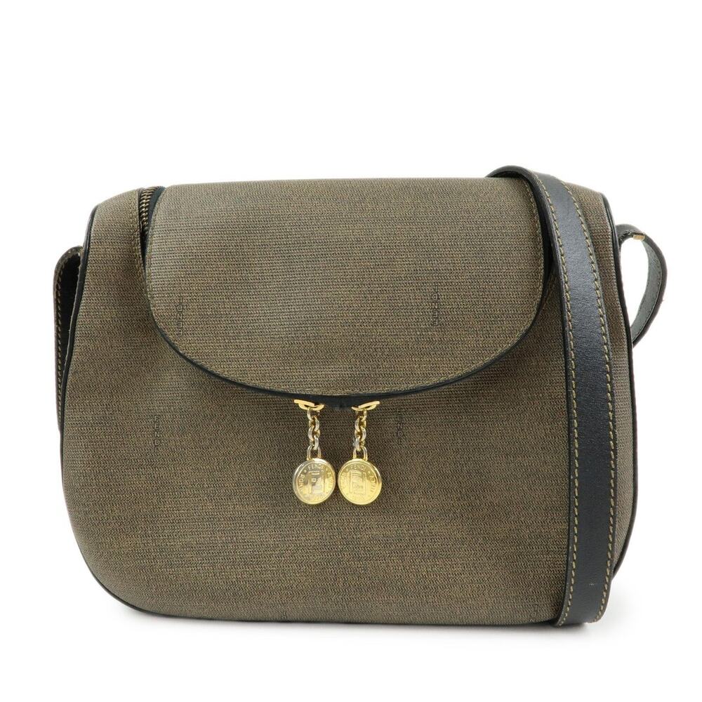 Fendi Zucca Crossbody Bag Brown
